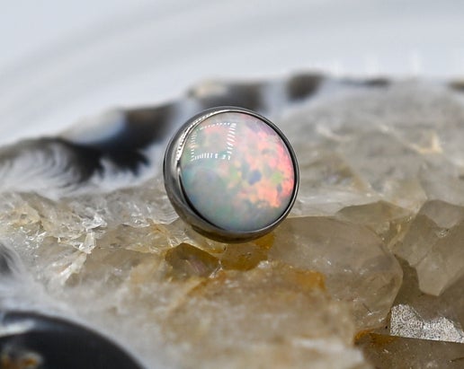 Bezel-Set Cup with Opal by Junipurr