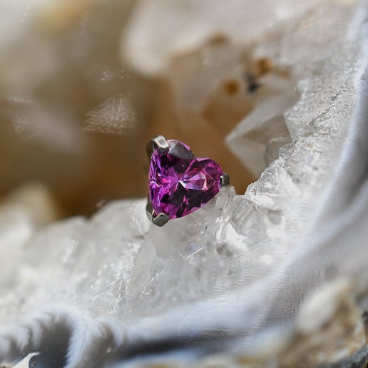 Heart CZ Prong (Limited Edition) by NeoMetal