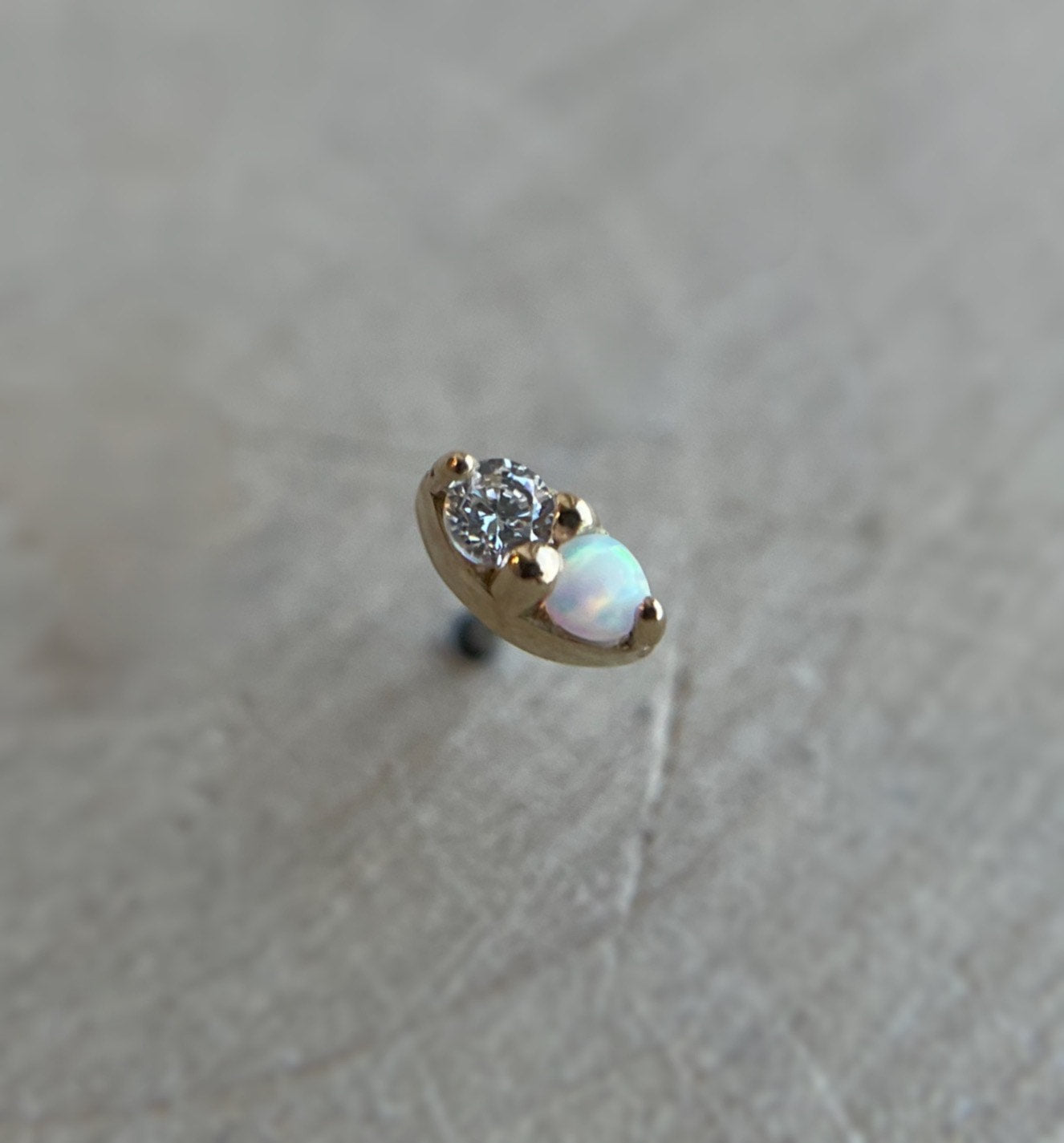 Kiss (Double Gem Marquise) by Body Gems