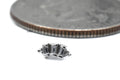 Tiny 3 Gem Straight Baquette Panaraya with White CZ by BVLA