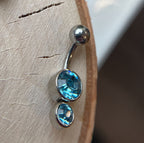 SHORT Gemini Navel Curve by (10 DIFFERENT COLORS) Industrial Strength