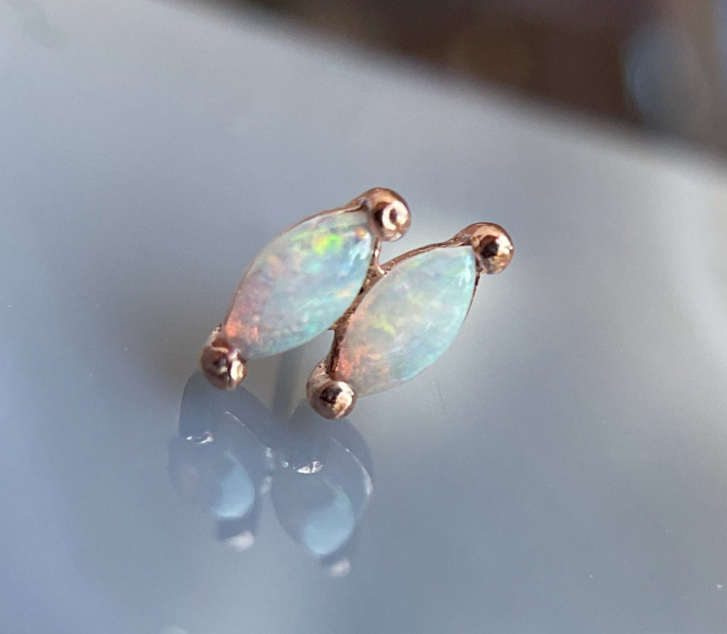 Double Zuri Marquise Opal by Buddha Jewelry Organics