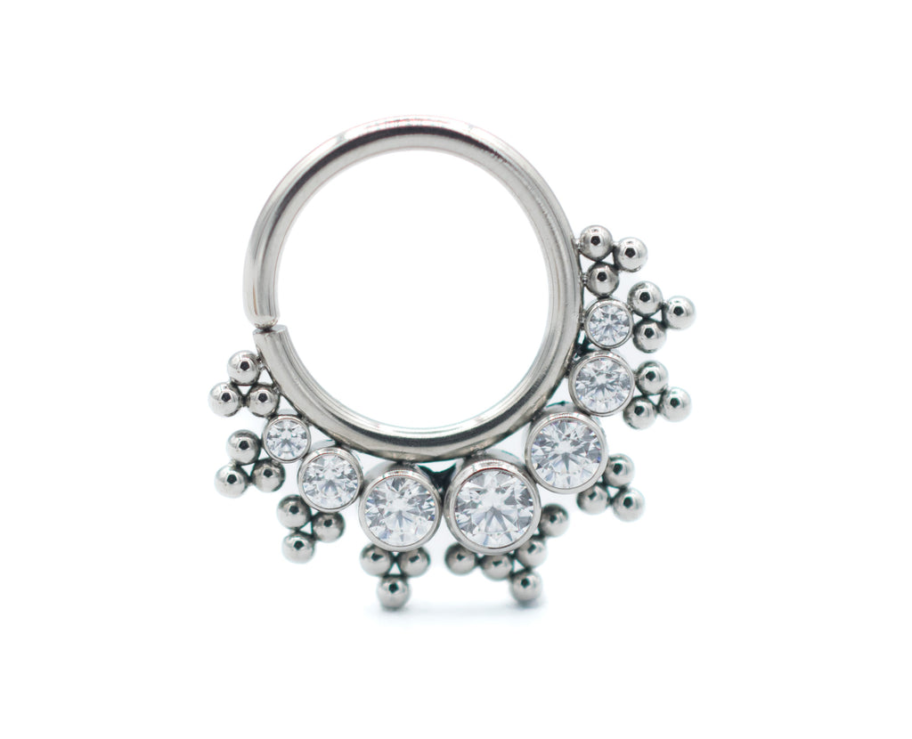 Titanium Sevil Haute Couture Seam Ring (HSMR-E) by LeRoi