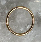 18g Yellow Gold Seam Ring