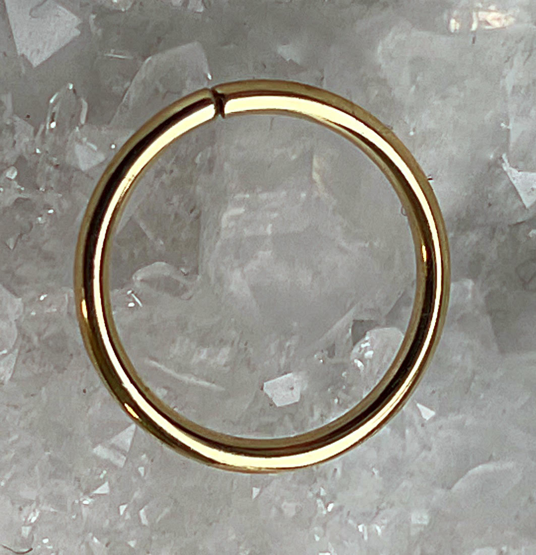 18g Yellow Gold Seam Ring