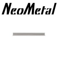 14g Threadless Nipple Barbell (No Beads) by NeoMetal