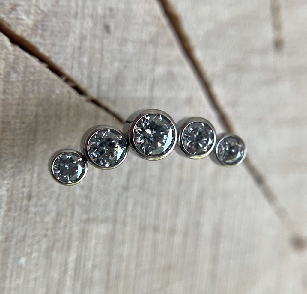 5 Gem Faceted Cluster by NeoMetal