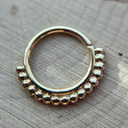 Beaded Seam Ring By NorVoch