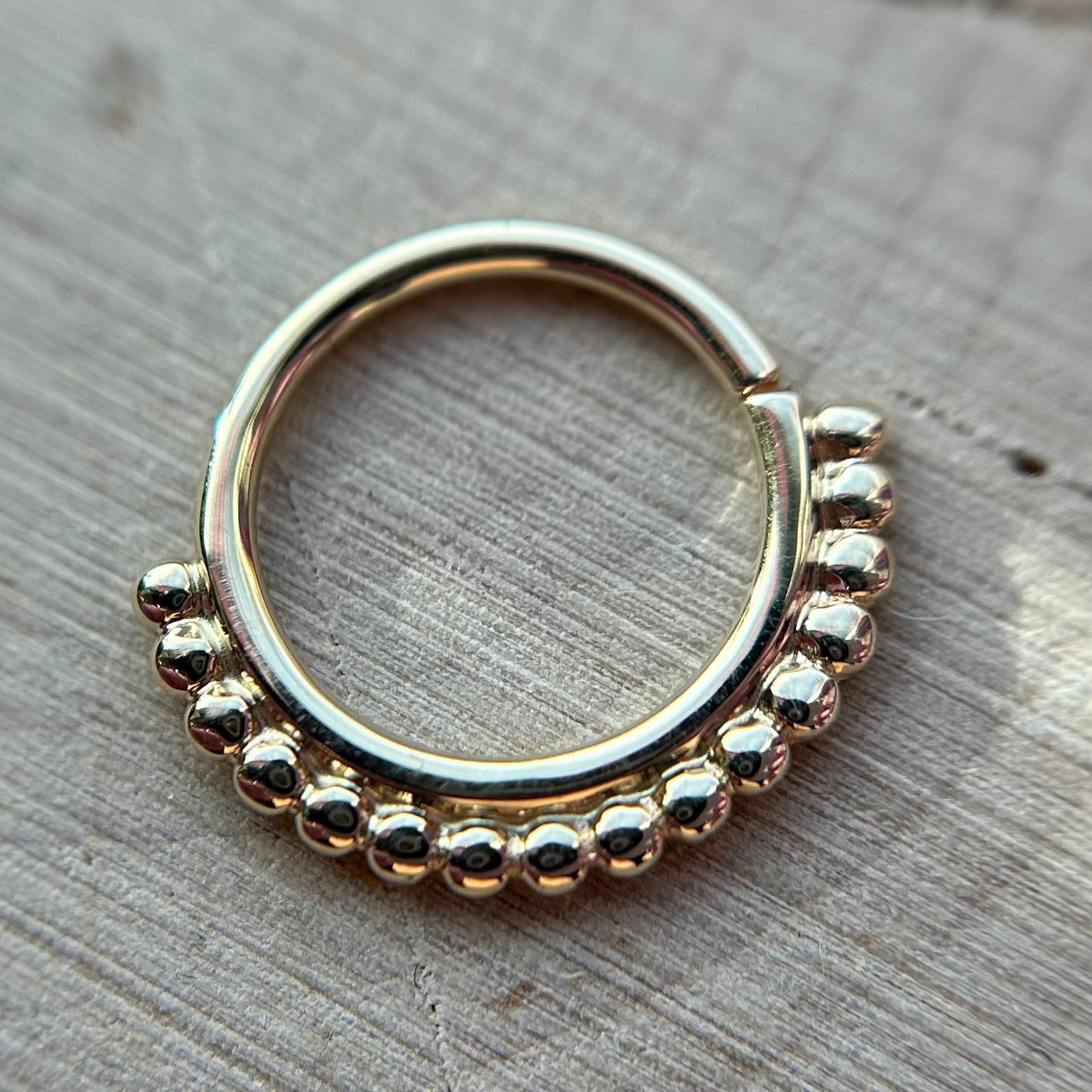 Beaded Seam Ring By NorVoch