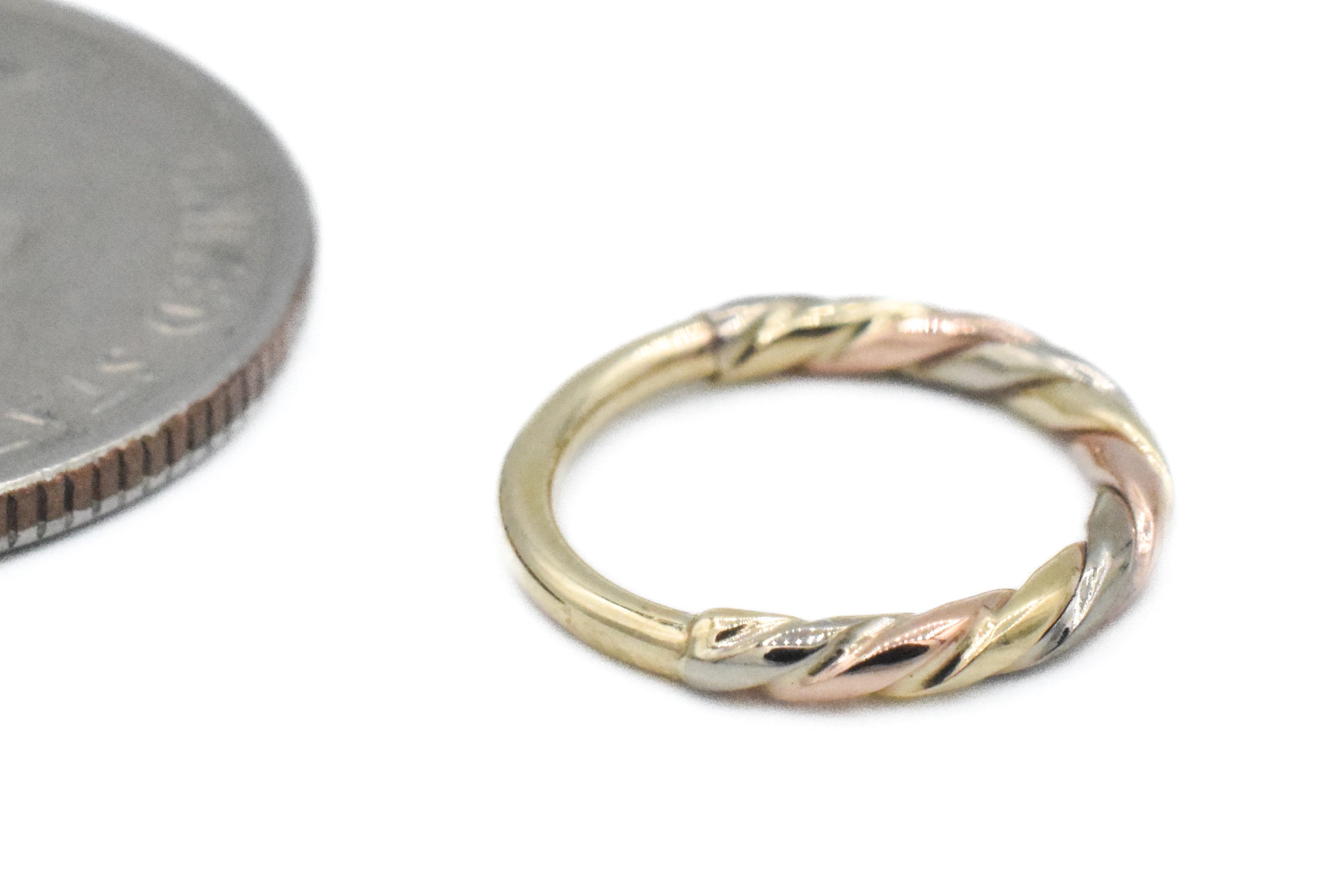 3 Color Twisted Seam Ring by NorVoch