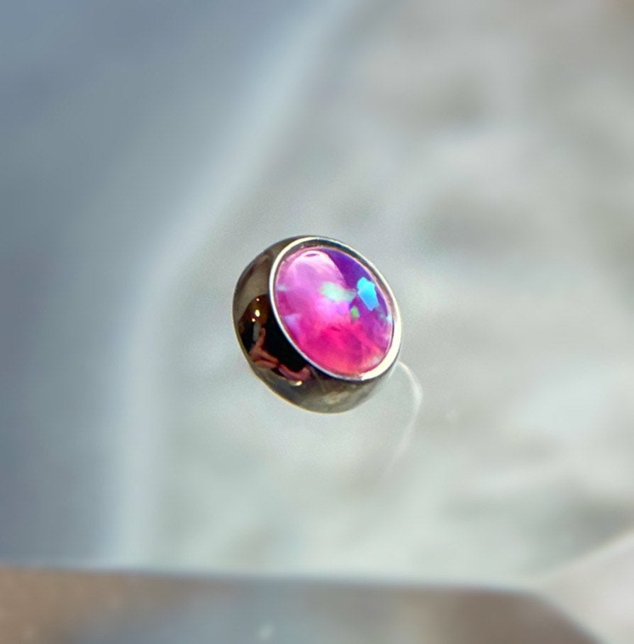 14g Threaded Opal Cabochon