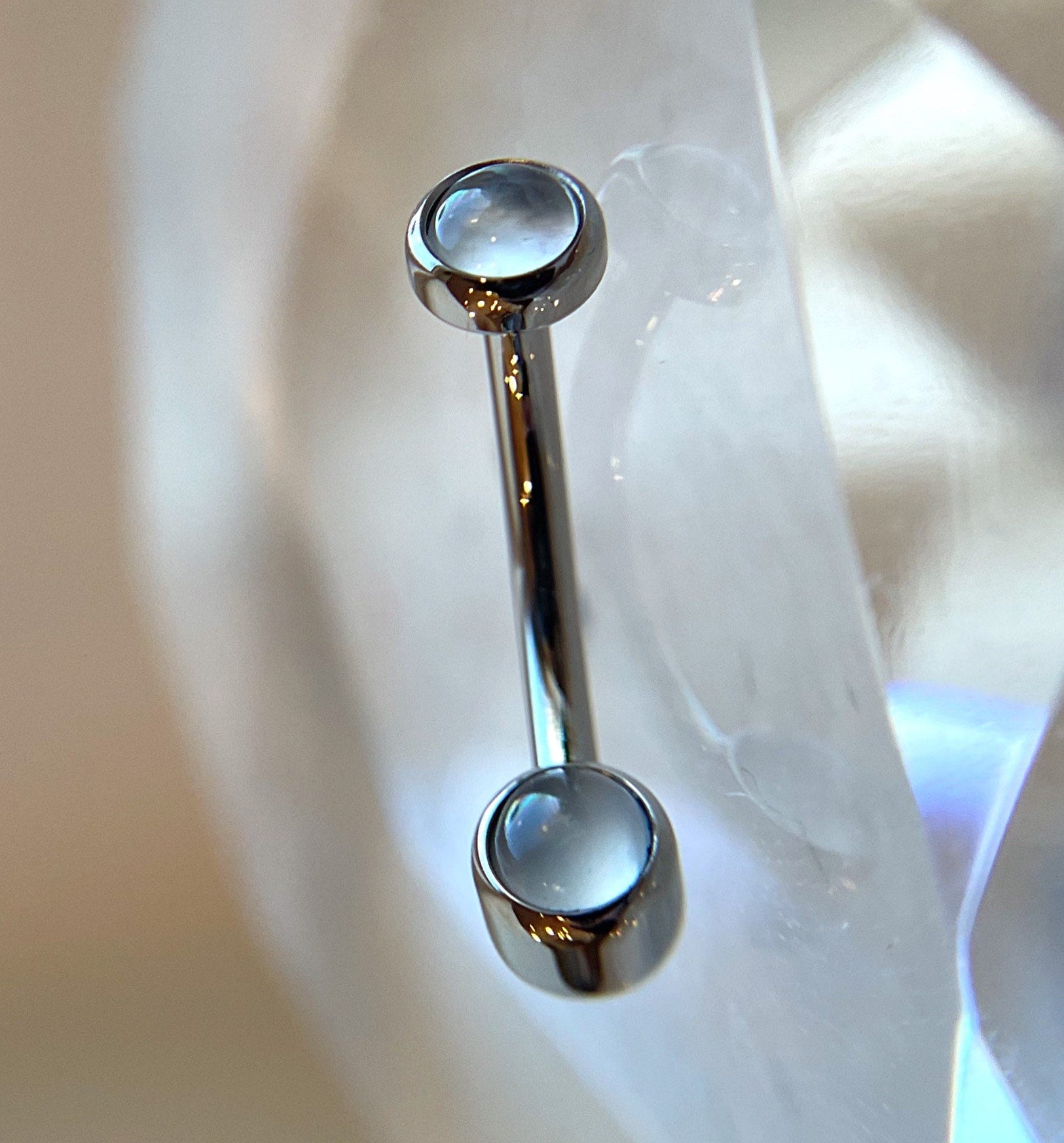 Double Bezel Navel Curve (Small 4mm Bottom) ALL COLORS by Industrial Strength