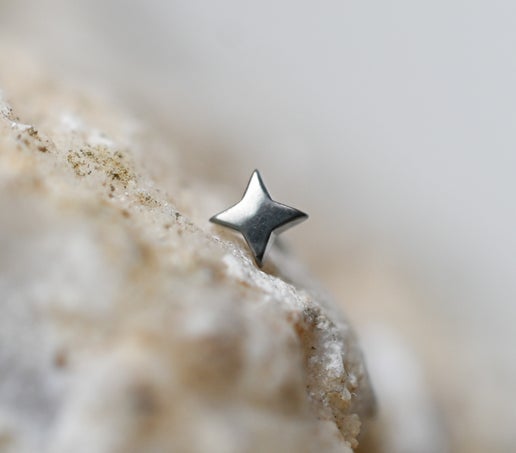 Puffy 4 Point Star by Divinity Metals