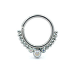 Titanium Samaya Haute Couture Seam Ring (HSMR-F) by Leroi