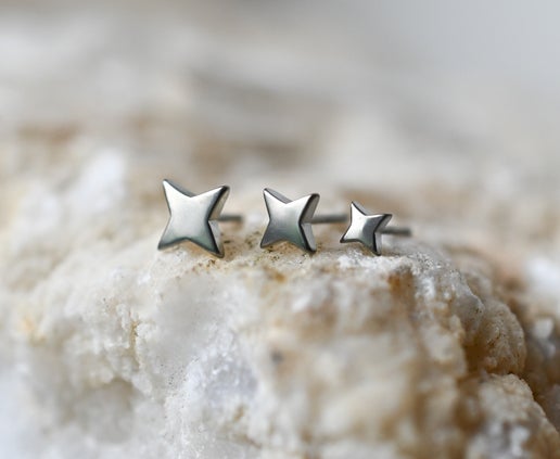 Puffy 4 Point Star by Divinity Metals