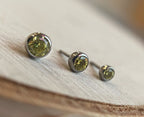 Citrine Yellow CZ Bezel by NeoMetal