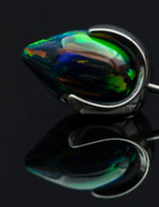 14g Opal Prong Bullet by People's Jewelry