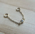 Round Center CZ Chain 20mm by Buddha Jewelry