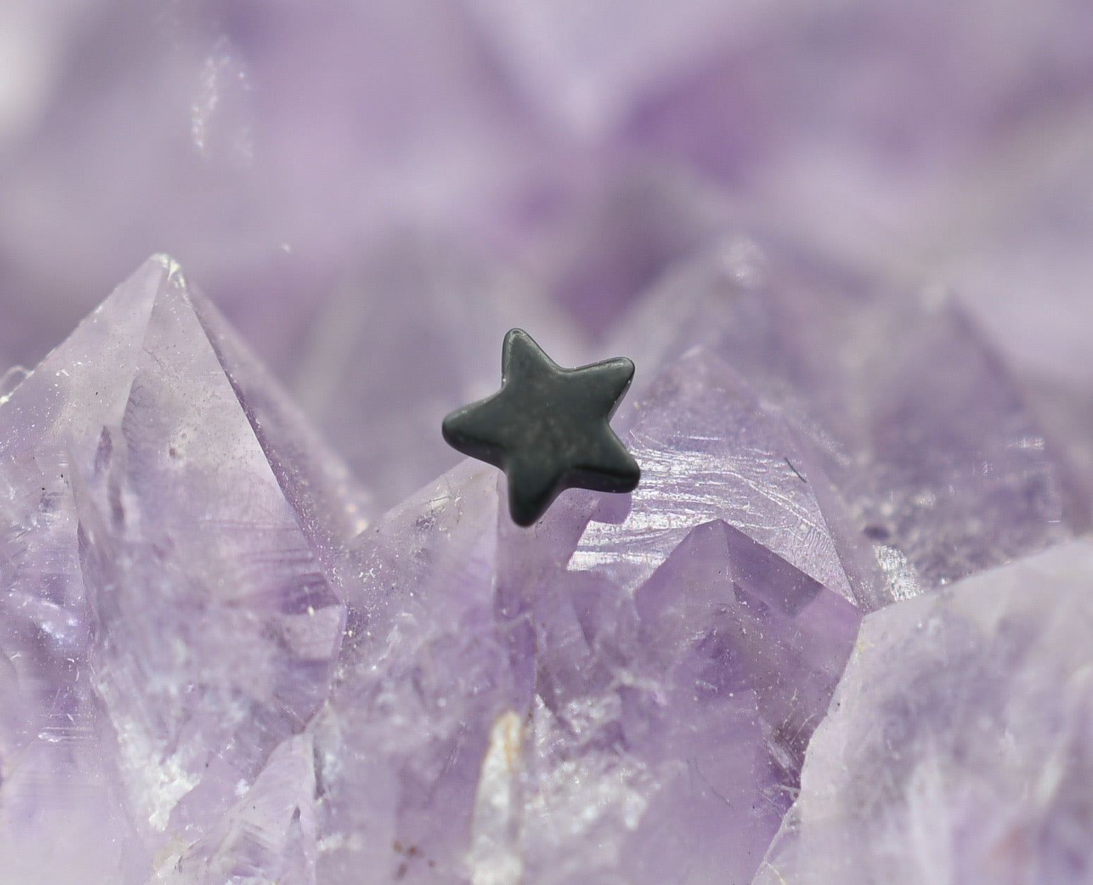 Matte Black Star by Black Forest Jewelry