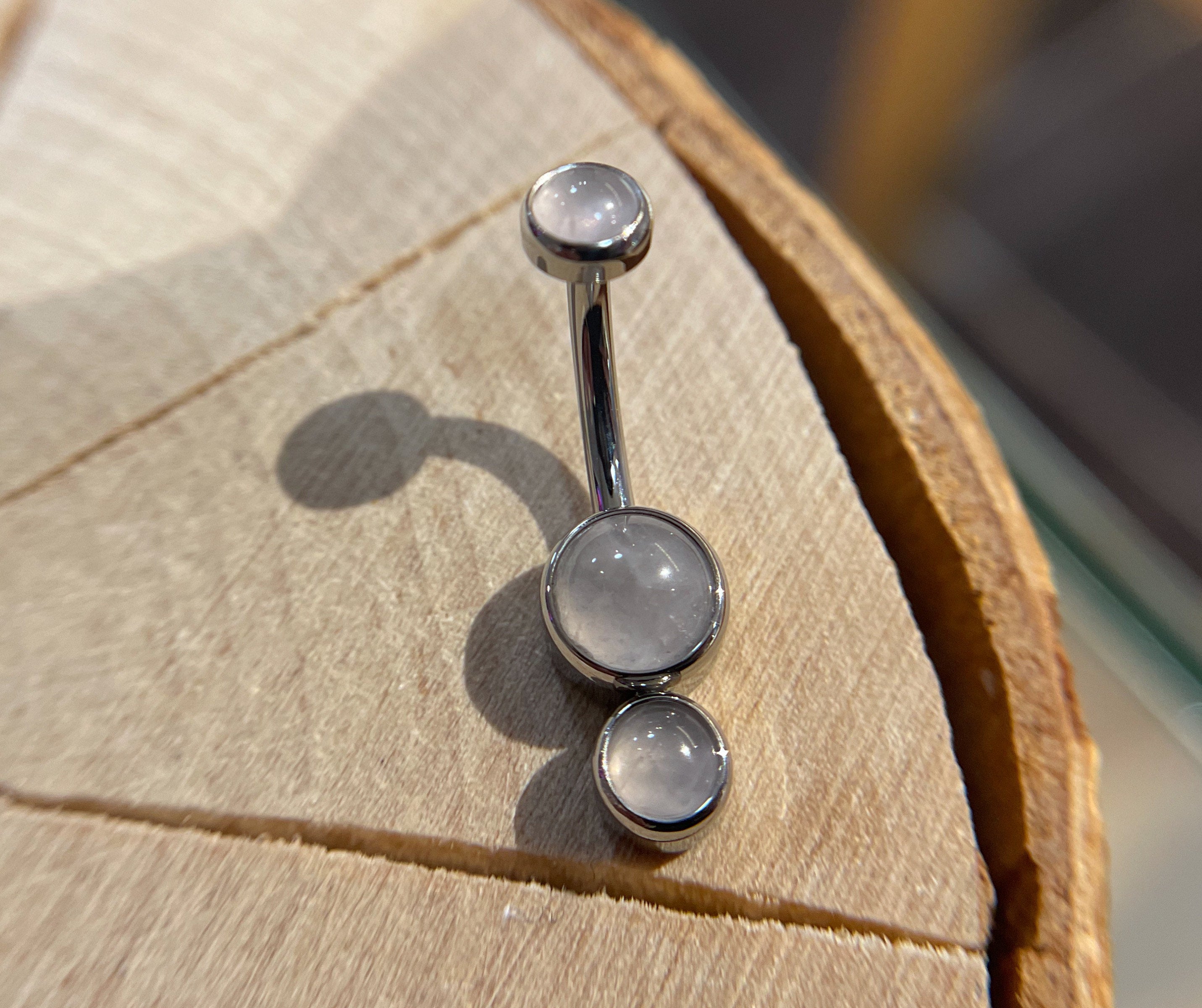 Gemini Natural Stone Navel Curve by Industrial Strength