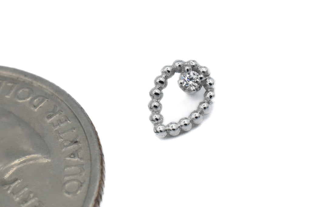 Threaded Beaded Sophie Tear by BVLA