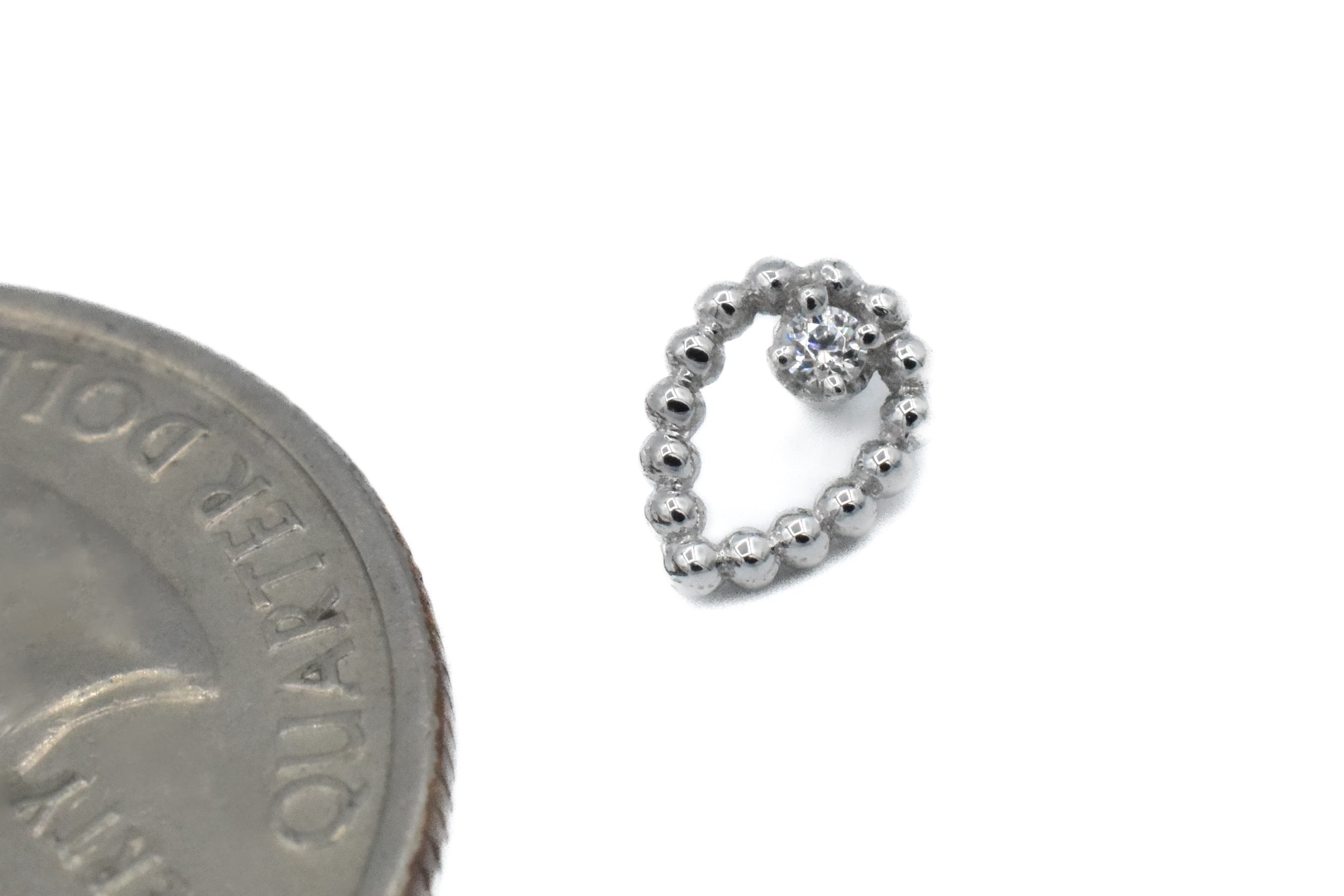 Threaded Beaded Sophie Tear by BVLA