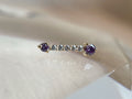 Hannah (Amethyst CZ) by Mushroom Body Jewelry