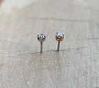 Gold Prong-Set CZ by Body Gems