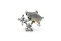 Lyra - Moss Agate + CZ by Buddha Jewelry Organics
