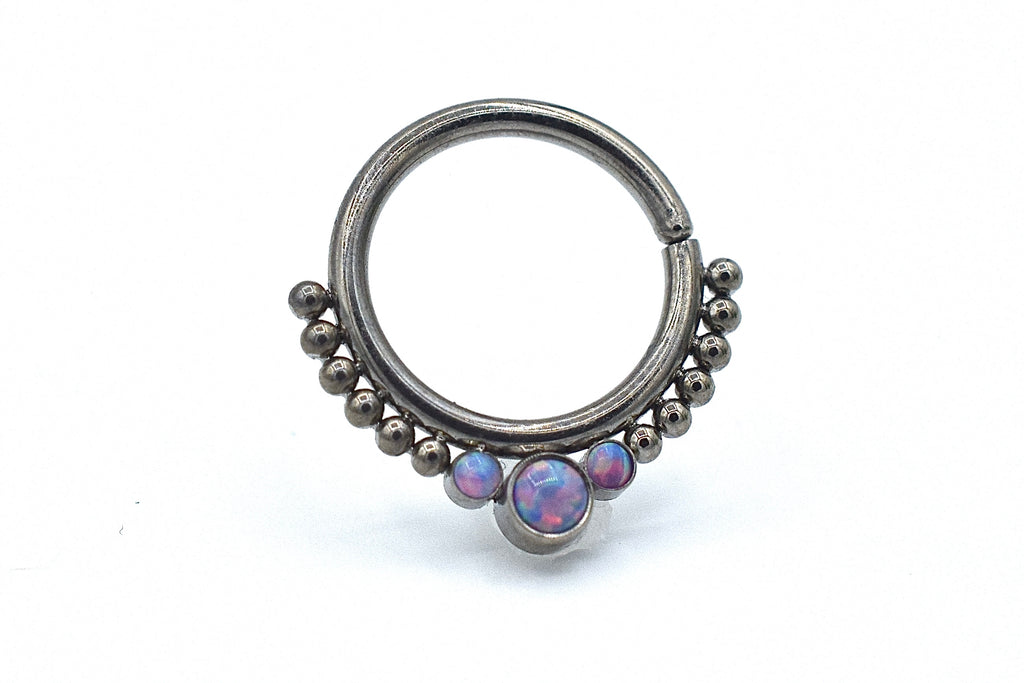 Titanium Samaya Haute Couture Seam Ring (HSMR-F) by Leroi