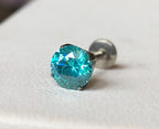 Mint Green CZ Prong by NeoMetal