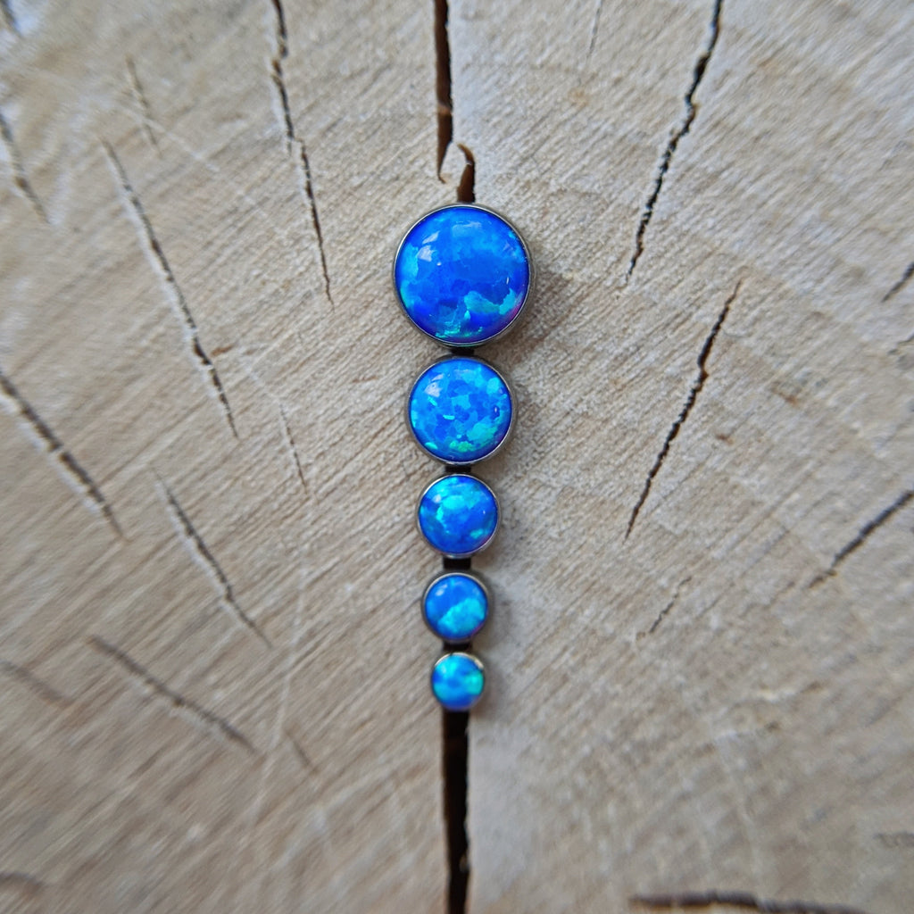 Capri Blue Opal Cabochon by NeoMetal