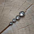 White Topaz Rose Cut by NeoMetal