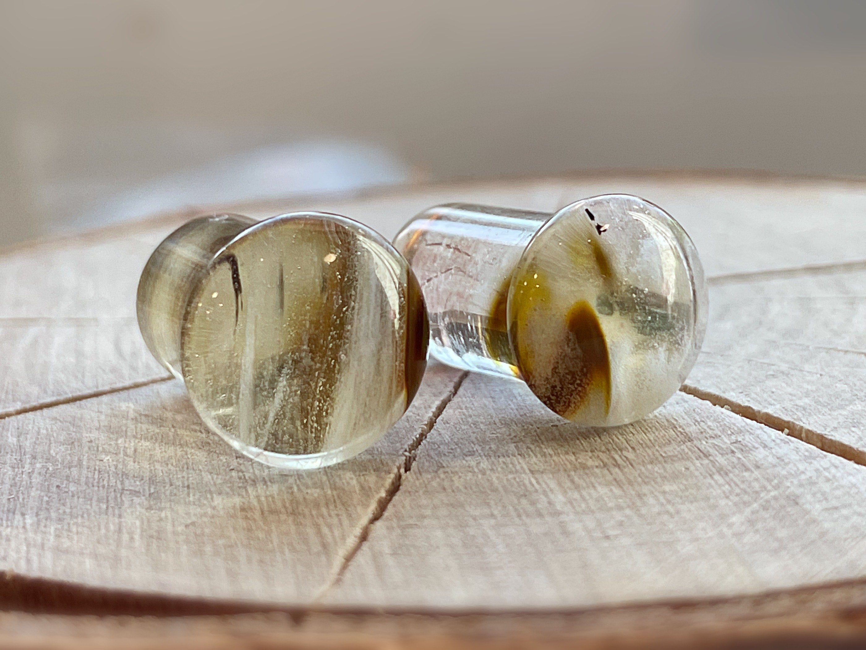 00g Quartz Single Flare Plugs