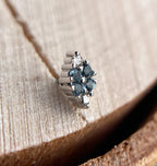 London Blue Topaz with Champagne Diamond Oasis by BVLA