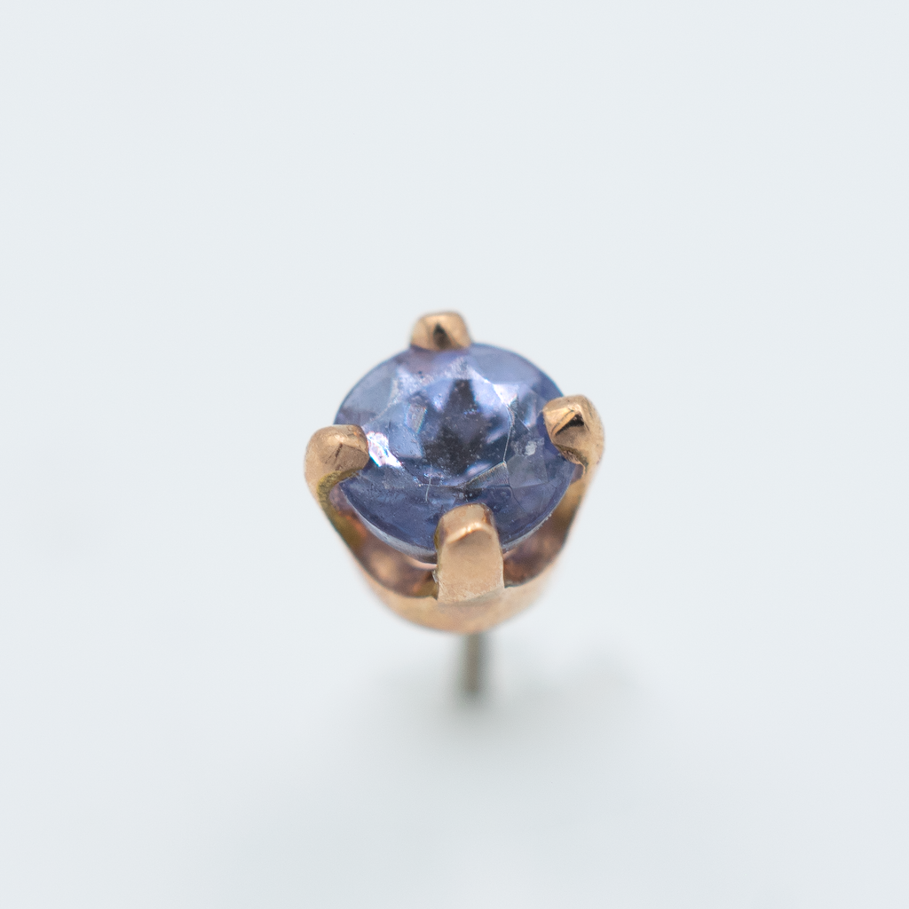 Prong-Set Tanzanite by Sleeping Goddess