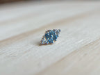 London Blue Topaz with Champagne Diamond Oasis by BVLA
