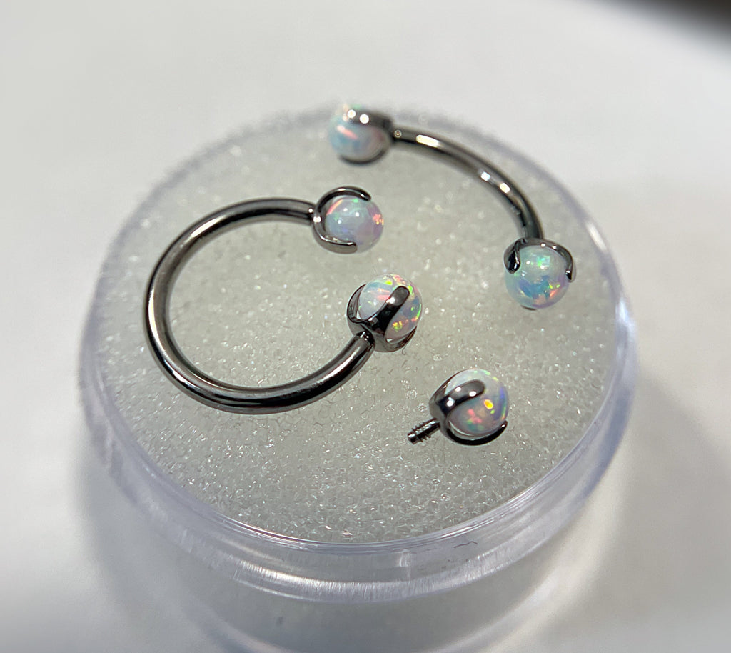 16g 3-Prong Opal / Stone (ALL COLORS)