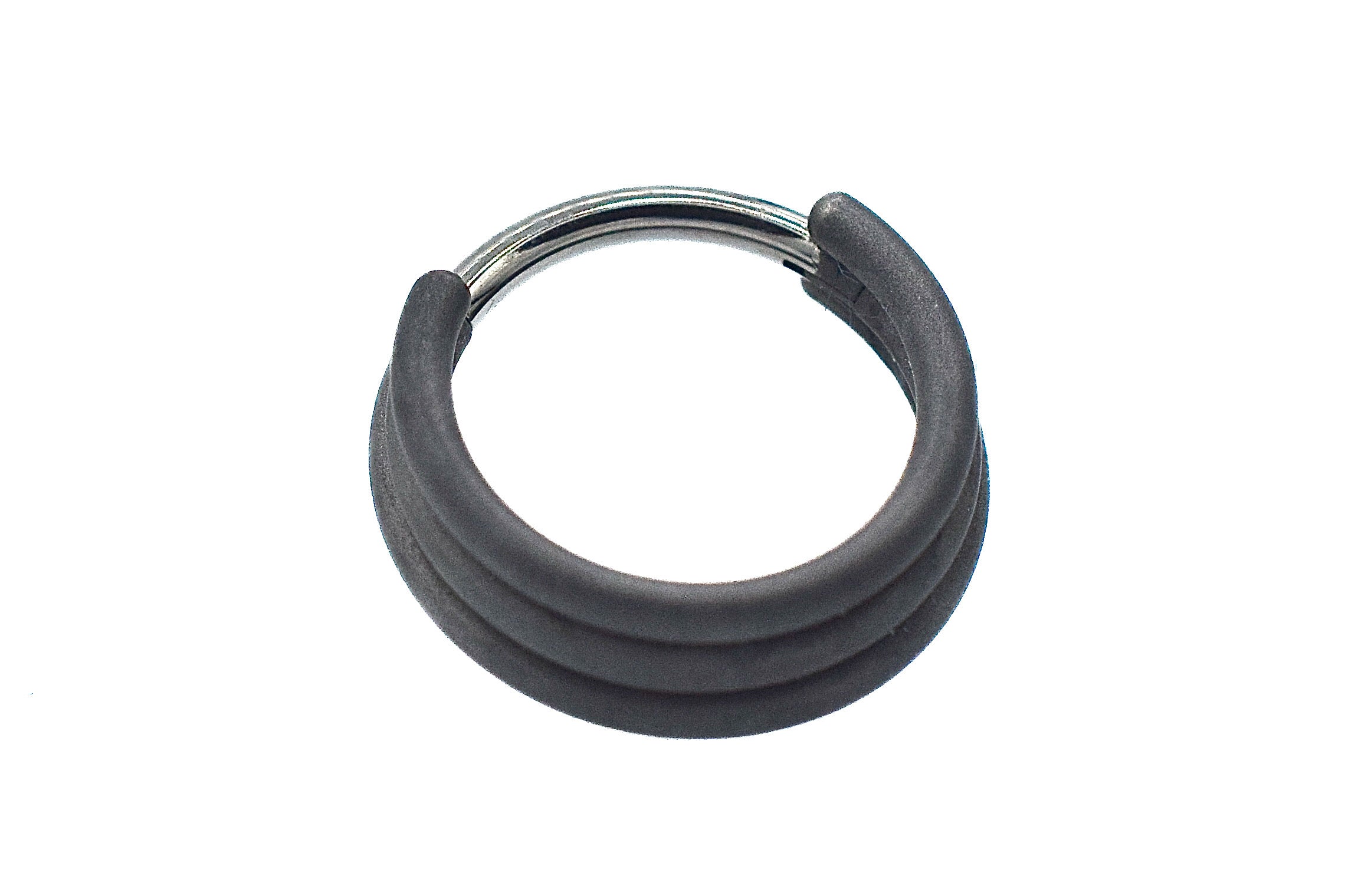 Dark Matte Triple Hinge Ring by Zadamer