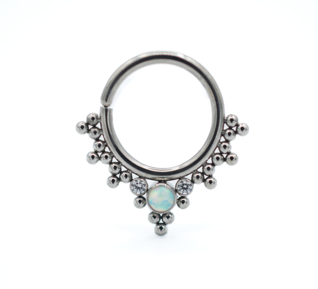 Titanium Feray Haute Couture Seam Ring (HSMR-B) by Leroi