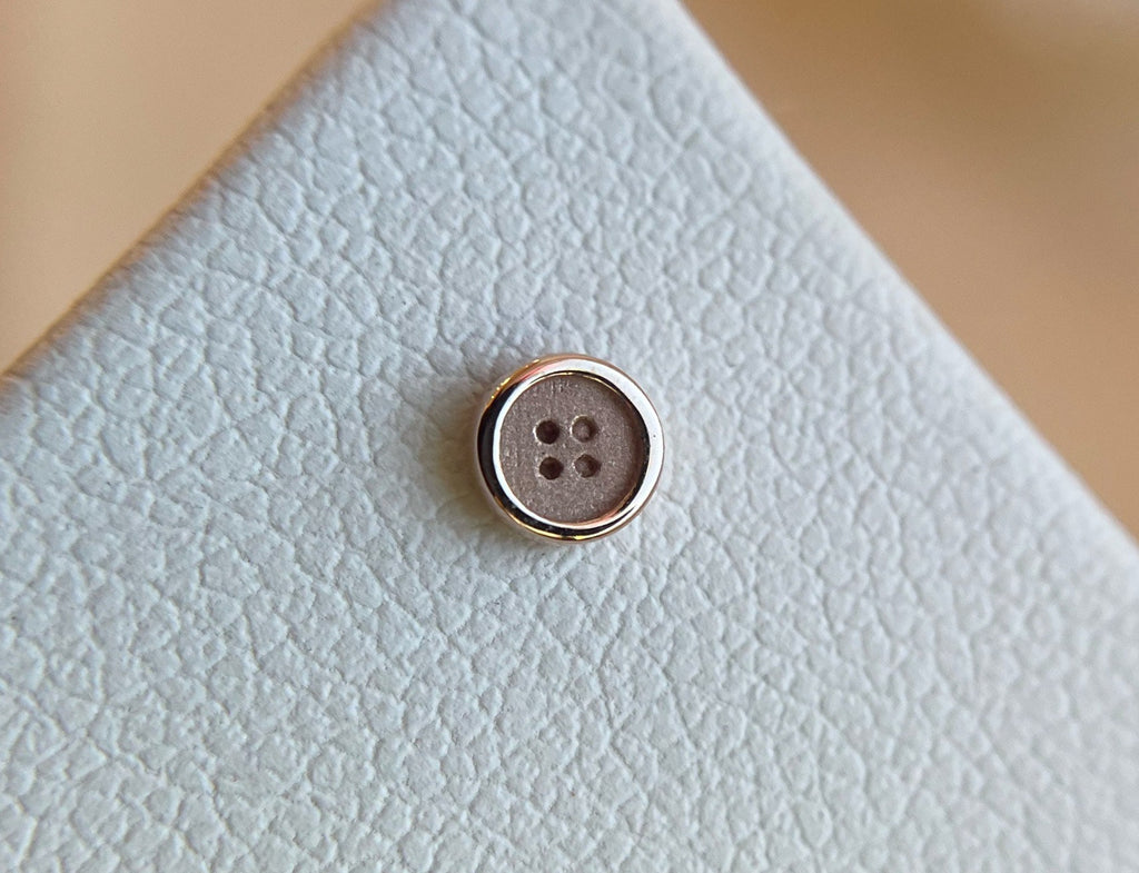 Threadless Sandblasted Button by BVLA