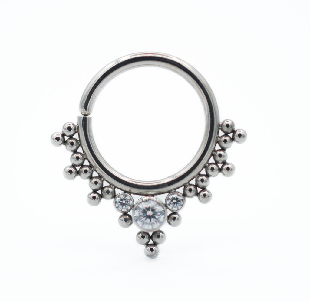 Titanium Feray Haute Couture Seam Ring (HSMR-B) by Leroi