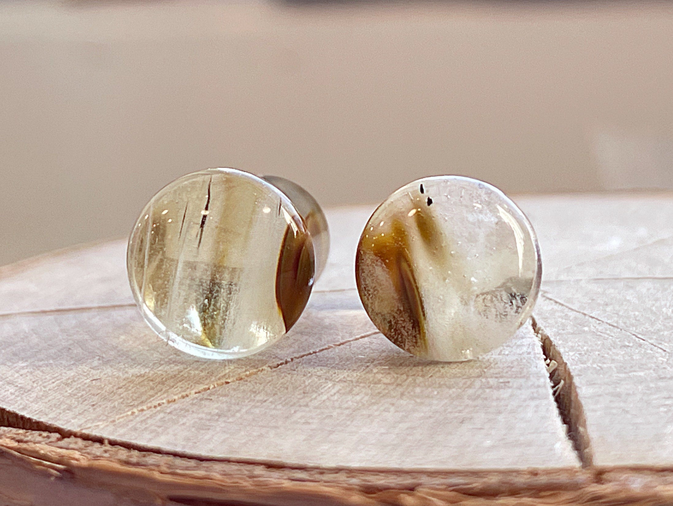 00g Quartz Single Flare Plugs