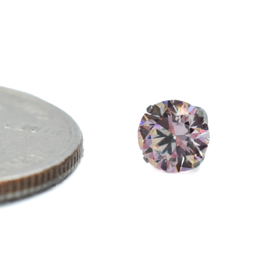 Morganite CZ Prong by NeoMetal