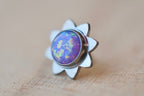 Titanium Sun Cabochon Ends by NeoMetal