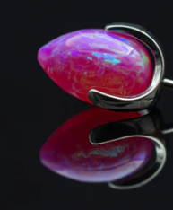 14g Opal Prong Bullet by People's Jewelry