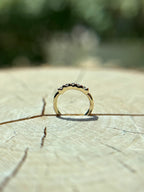 5 Gem Seam Ring by Kiwi Diamond