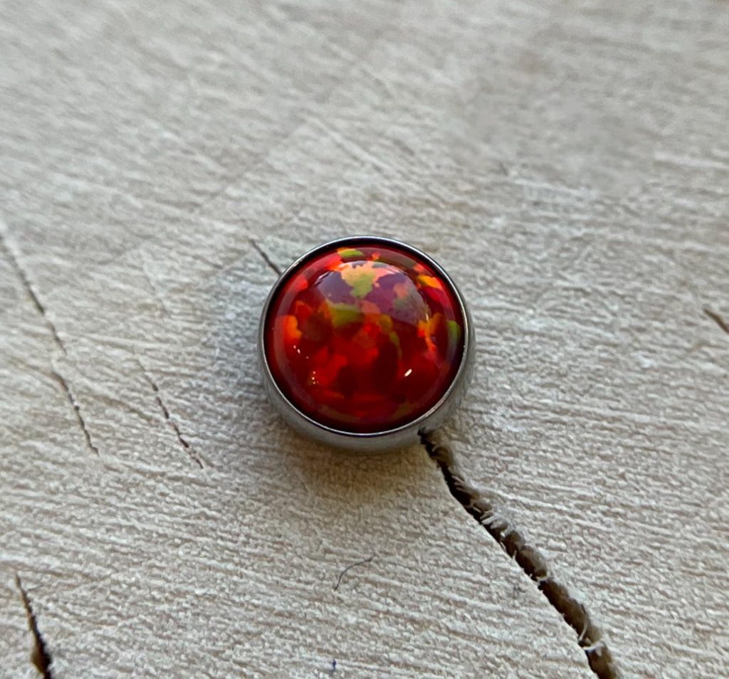 Fire Opal Cabochon by NeoMetal