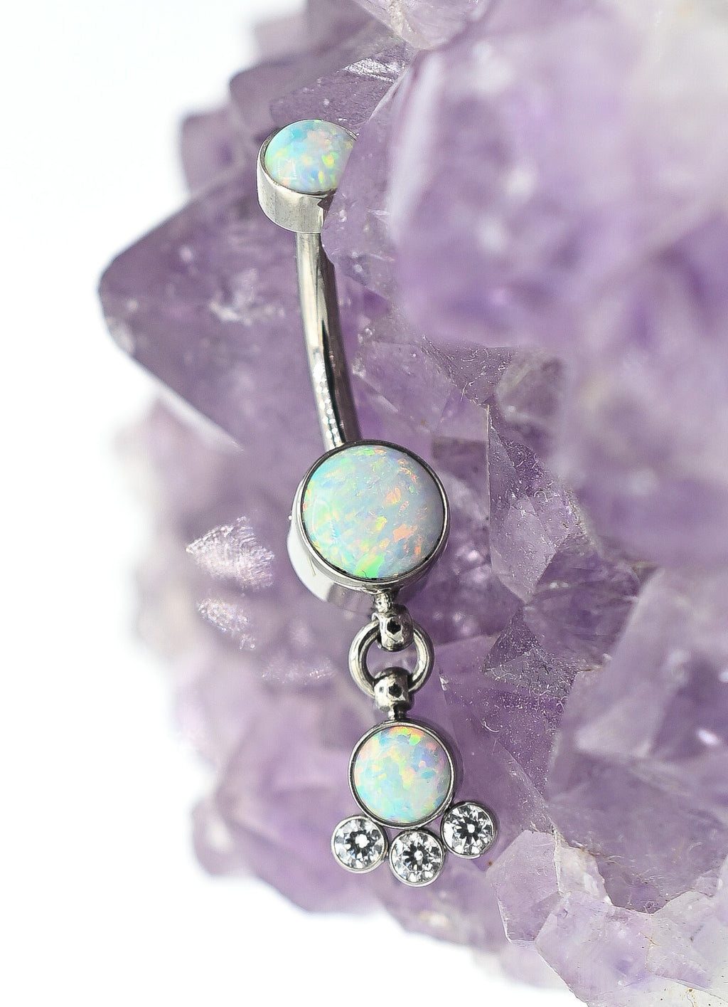 Serene Navel Curve with Dangle by LeRoi