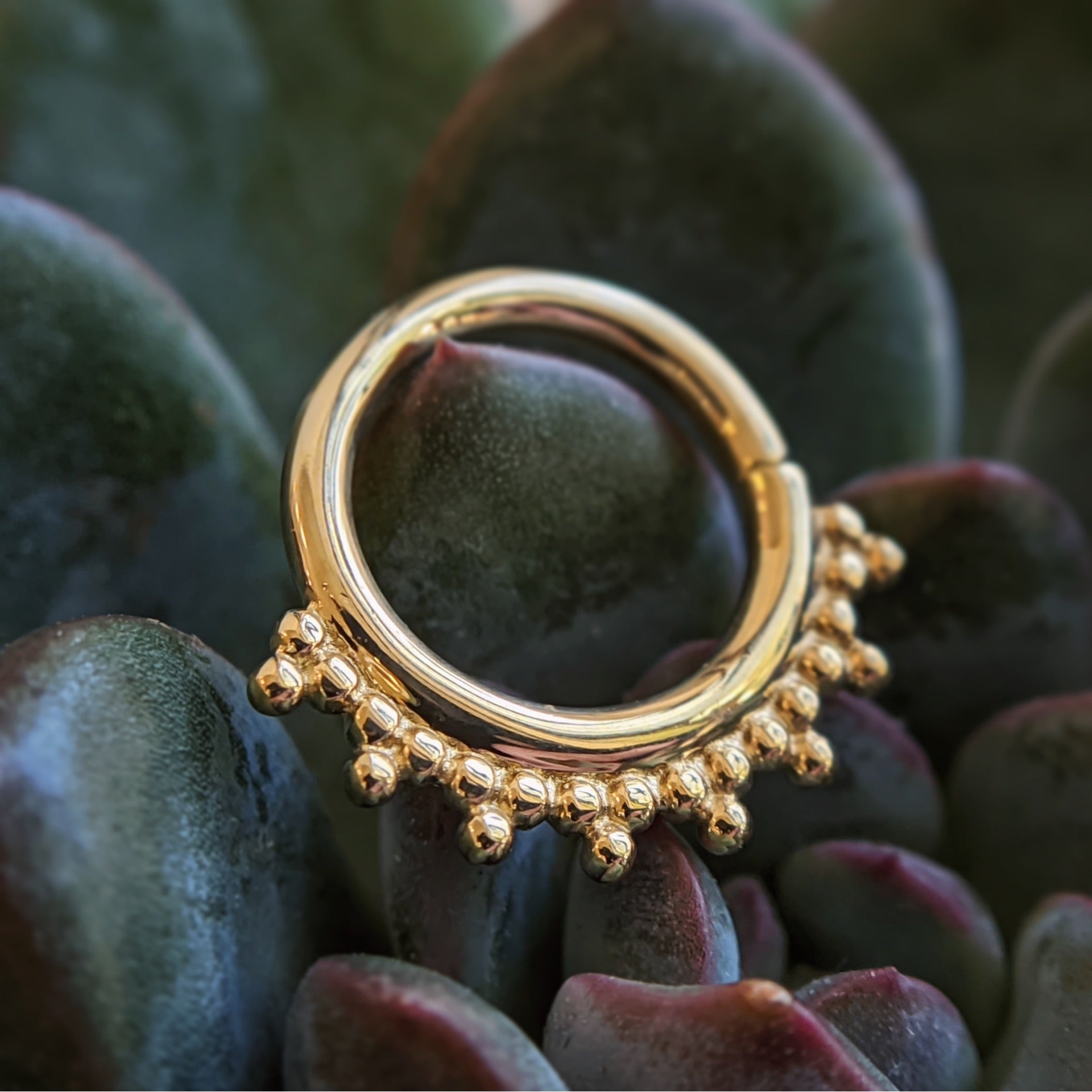 Tri-Bead Seam Ring by Junipurr